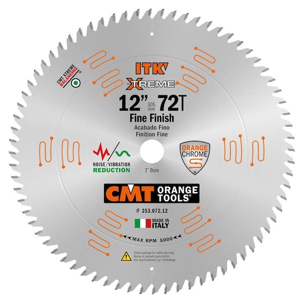 ITK Compnd Miter Saw Blade, 12" dia