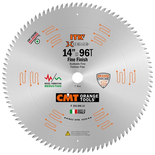 ITK Compnd Miter Saw Blade, 14" dia