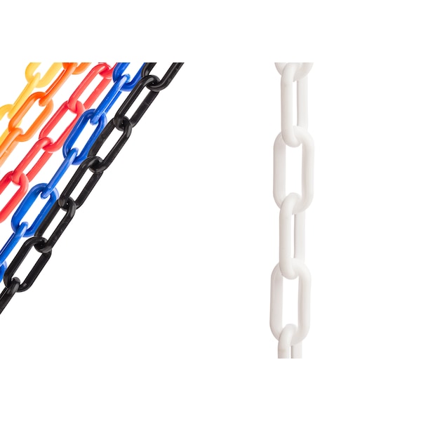 Sun Shield White Plastic Chain By Us, 2"
