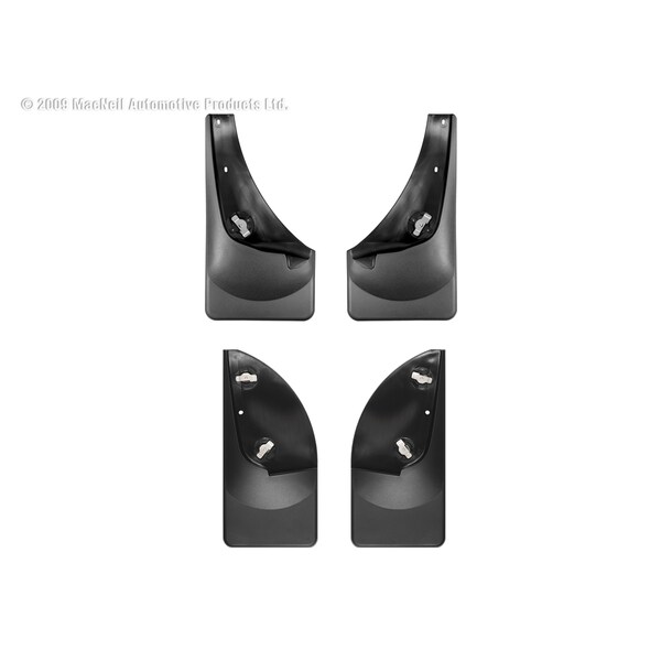 No Drill Mud Flaps, Black, 110001-120001