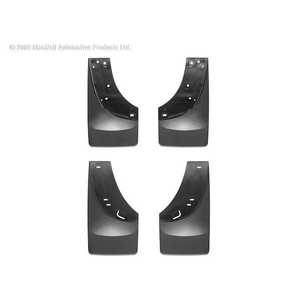 No Drill Mud Flaps, Black, 110005-120005