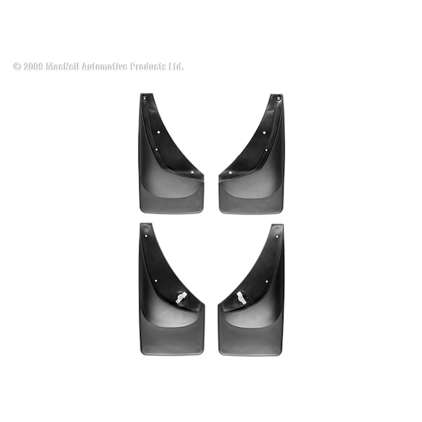 No Drill Mud Flaps, Black, 110006-120006
