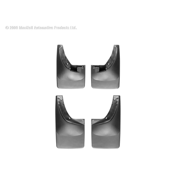 No Drill Mud Flaps, Black, 110007-120007