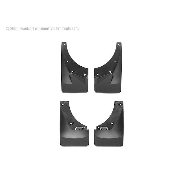 No Drill Mud Flaps, Black, 110008-120012