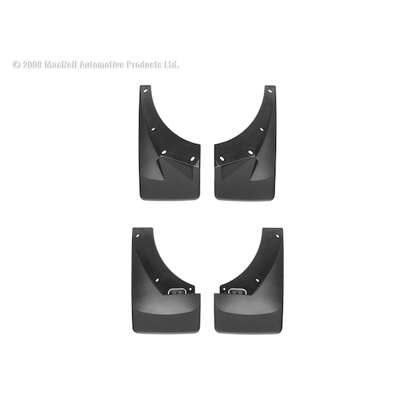 No Drill Mud Flaps, Black, 110008-120015