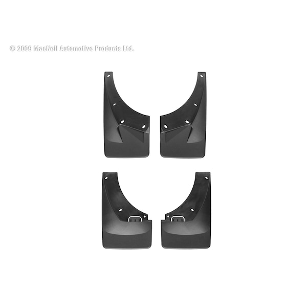No Drill Mud Flaps, Black, 110008-120016
