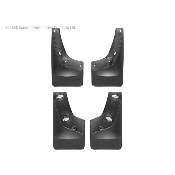 No Drill Mud Flaps, Black, 110011-120011