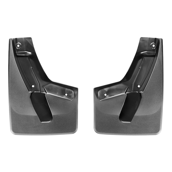 No Drill Mud Flaps, Black, 110038, Molded Plastic, Black