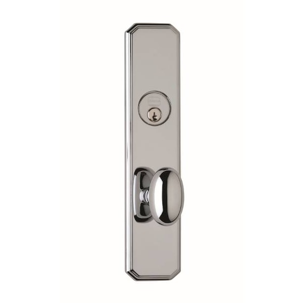RH Storeroom 212BS Mort 432 Knob 11000 Plate Bright Chrome
