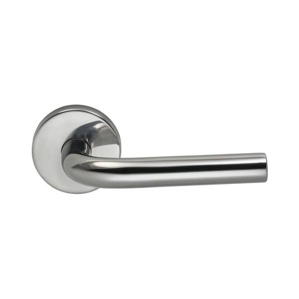 Stainless 11 Lever Priv 2-3/8" BS Full Lip 1-3/4" Door Bright SS