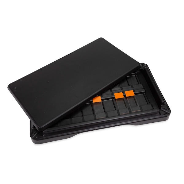 Slide Staining Tray Set, Black, 18 Place