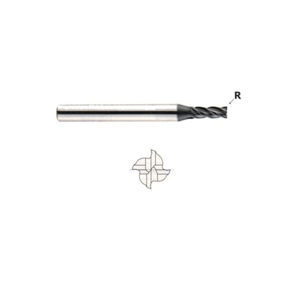 Helix AlTiN End Mill, 3.0x8.0x57.0