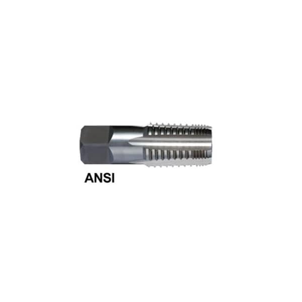 Straight Flute Tap, 1/2"-14, 4 Flutes