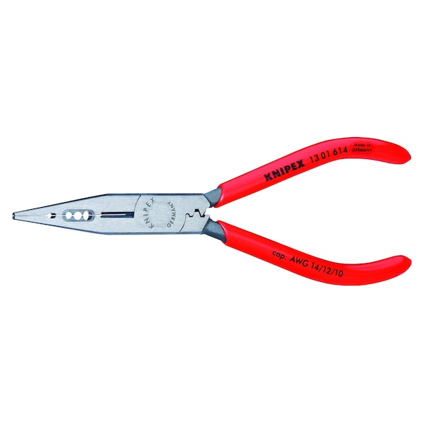 Electricians Pliers, 6 1/4", 4-in-1, 10-14