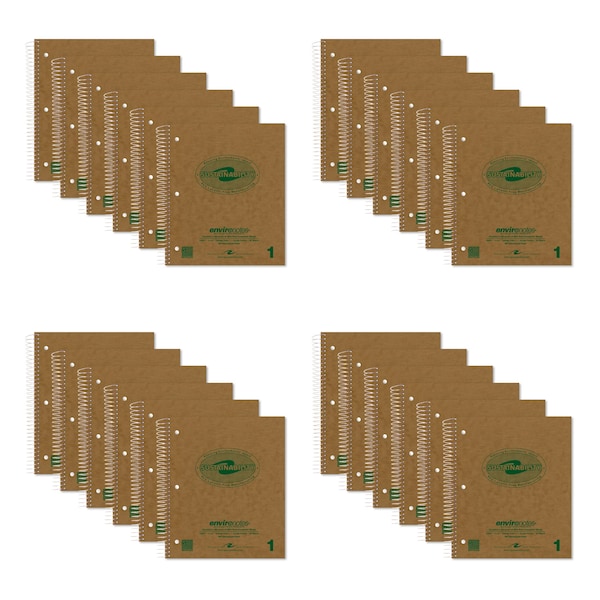 Environotes Recycled 1-Subj Spiral, PK24