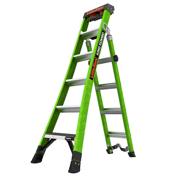 Fiberglass XT Combination Ladder, Extension Ladder, Leaning Ladder, Stepladder Configuration