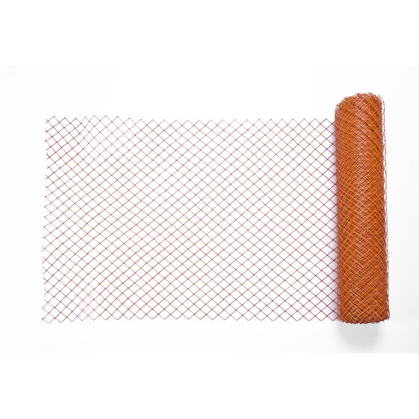 4' X 100' Diamond Link Orange