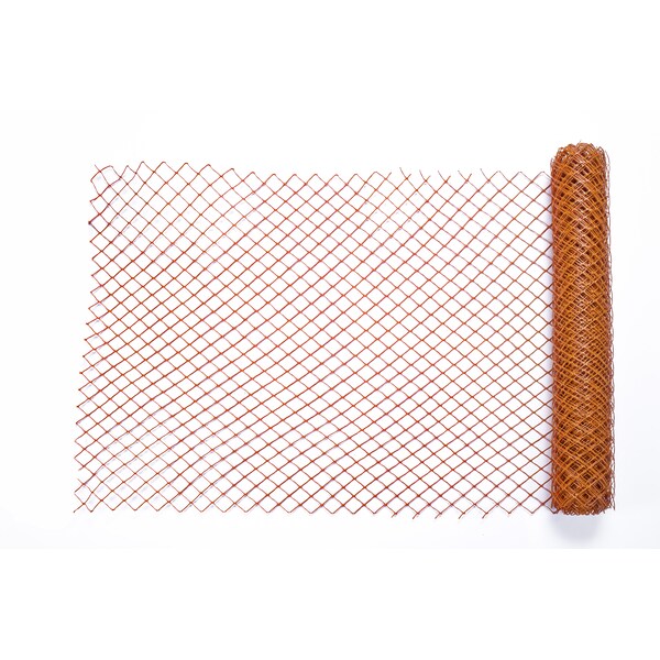 4' X 50' Diamond Link Orange