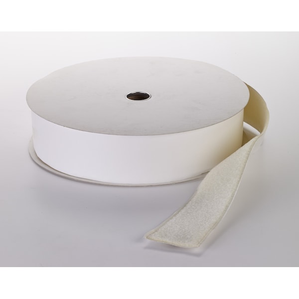 Reclosable Fastener, 25 yds, 2" W, White