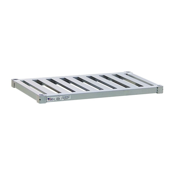 Shelf, Adj, T-Bar, 60"x15", Welded Aluminum