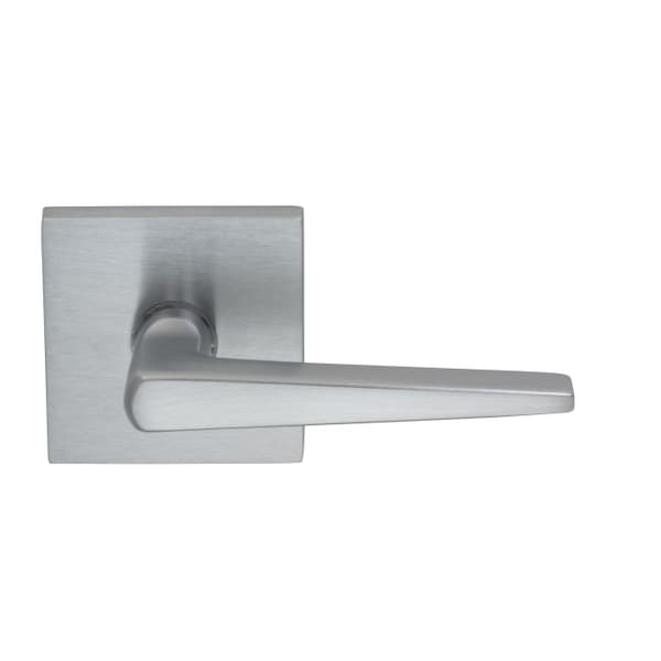 LVR Square Rose Priv 2-3/4" BS Full Lip 1-3/8" Door Satin Chrome 171