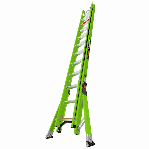 24 ft Fiberglass Extension Ladder, 375 lb Load Capacity