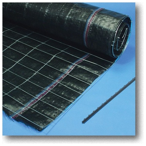 48 inX100 ft Blk Fabric 36 in 14 Ga Wire 4 inX 4 in Open