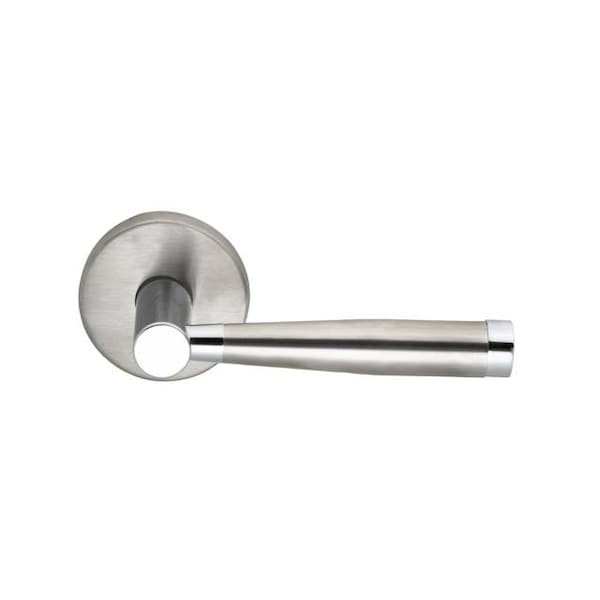 Stainless 18 Lever Priv 2-3/4" BS T 1-3/8" Door Satin Stainless Steel
