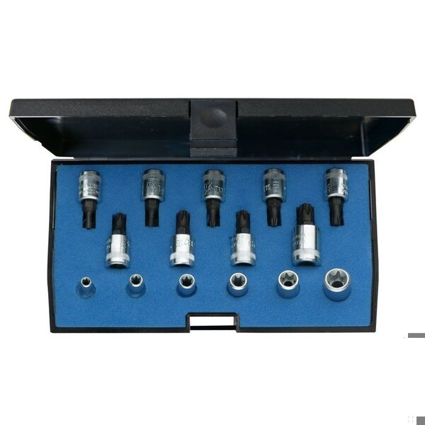 Screwdriver Bit Socket Set, 1/4", 15 pcs.