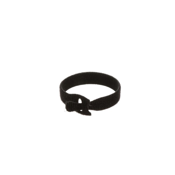 Back-to-Back Strap, No Adhesive, 5 in, 3/4 in W, Black, 1440 PK