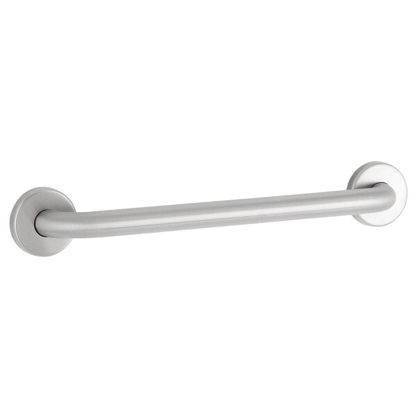 Straight Straight Grab Bar, 1-1/4" dia., 33-1/8" L, Stainless Steel, Satin