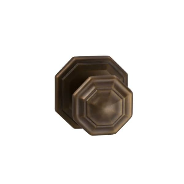 Knob 2-5/8" Rose Pass 2-3/8" BS T 1-3/4" Doors ULQ Antique Bronze 201