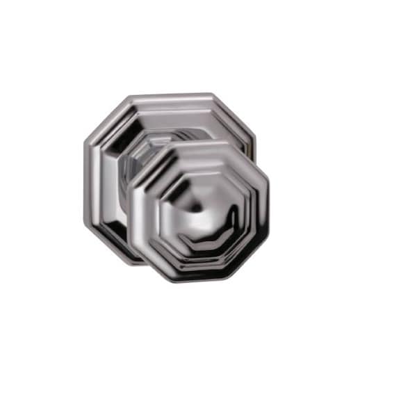 Knob 2-5/8" Rose Pass 2-3/4" BS Full Lip 1-3/4" Doors BR CH 201