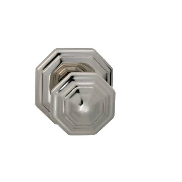 Knob 2-5/8" Rose Priv 2-3/4" BS Full Lip 1-3/4" Doors BR NKL 201