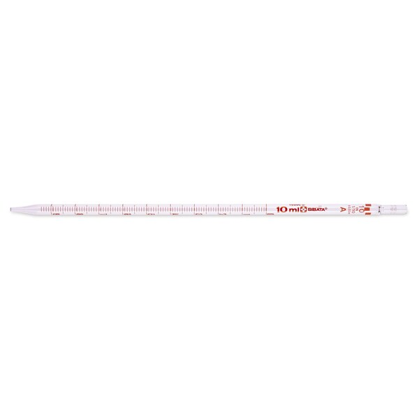 Serological Pipet, 10mL, 0.1 grad, PK12