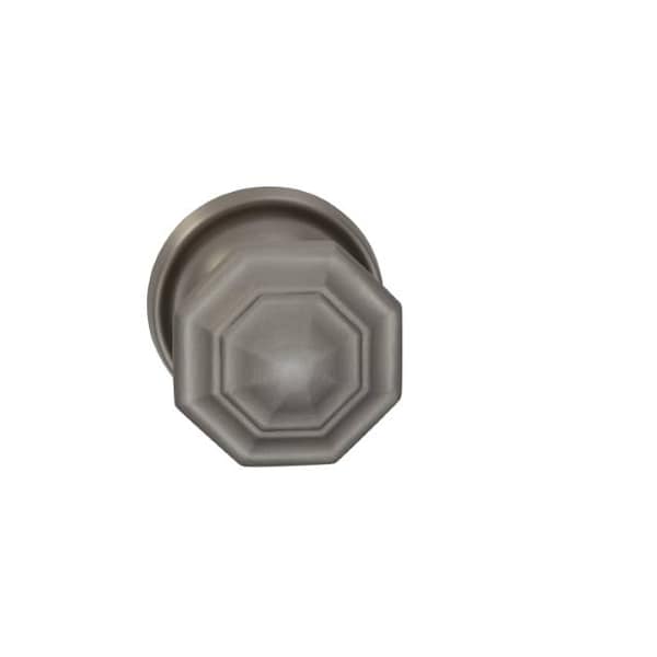 Knob 2-3/16" Rose Pass 2-3/8" BS T 1-3/4" Doors Satin Nickel 201