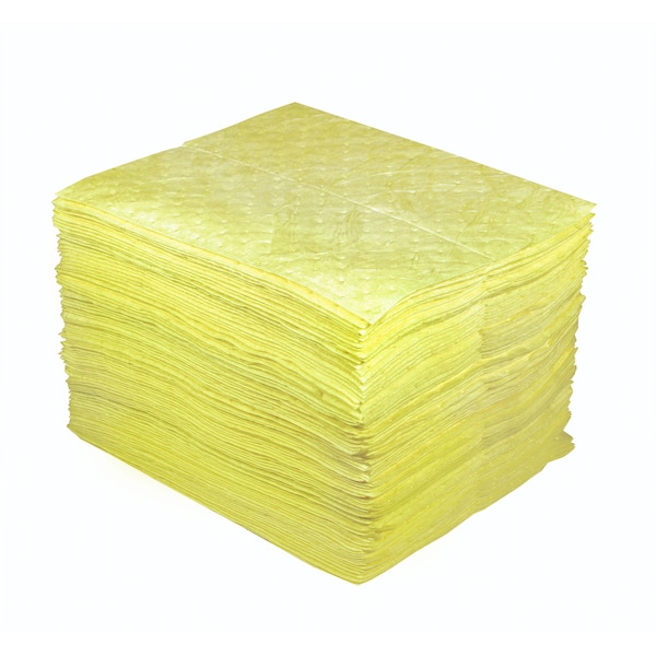 Sorbent Yellow Univ Poly Pads, PK100