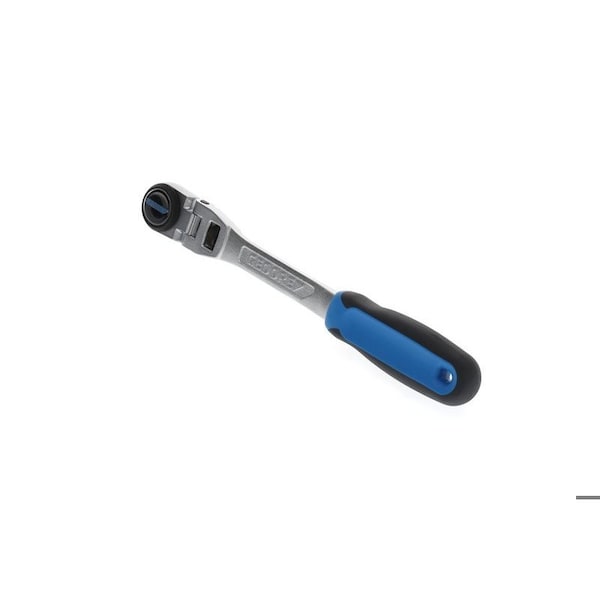1/2" Drive 72 Geared Teeth Swivel Ratchet, Reversible, Swivel Head, 1/2", Chrome