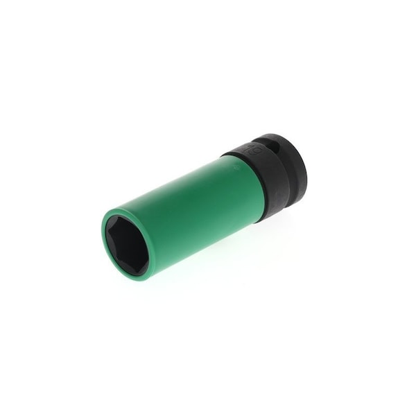 1/2" Square Drive Impact Socket Manganese Phosphate, 1/2", Sleeve 19mm
