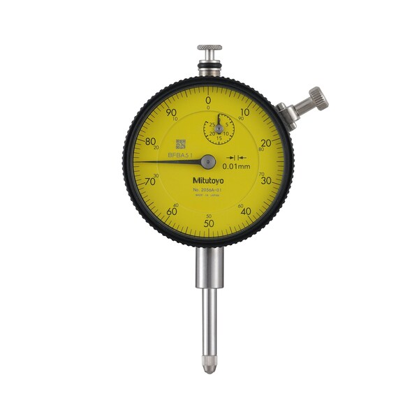 Dial indicators, 0.01-25 mm
