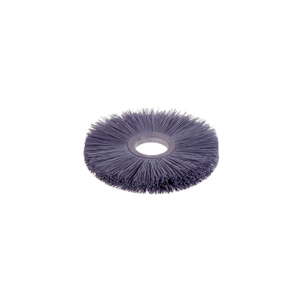 Nylon Narrow Face Wheel Brush, 6"