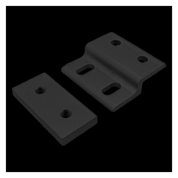 Black 40 S Mesh Retainer W/Backing Plts