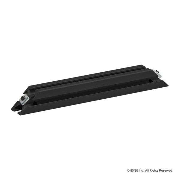 Support, 45 Deg., 20-2020X160mm, Blk Ano