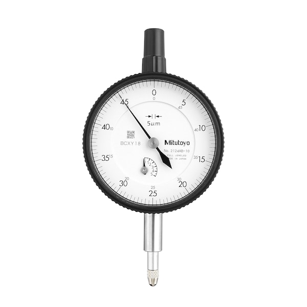 Dial indicator, 0.005-5 mm