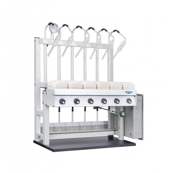 Kjeldahl Distillation Apparatus, 6-place