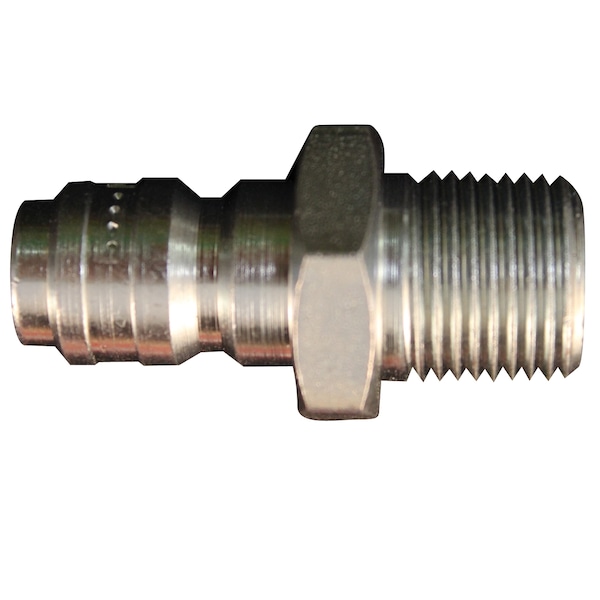 Hi Pressure Straight Thru Plug, 3/8" MNPT, PK50