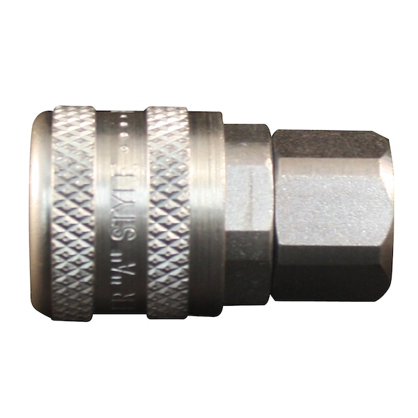A Style ARO Coupler, 1/4" FNPT, PK100