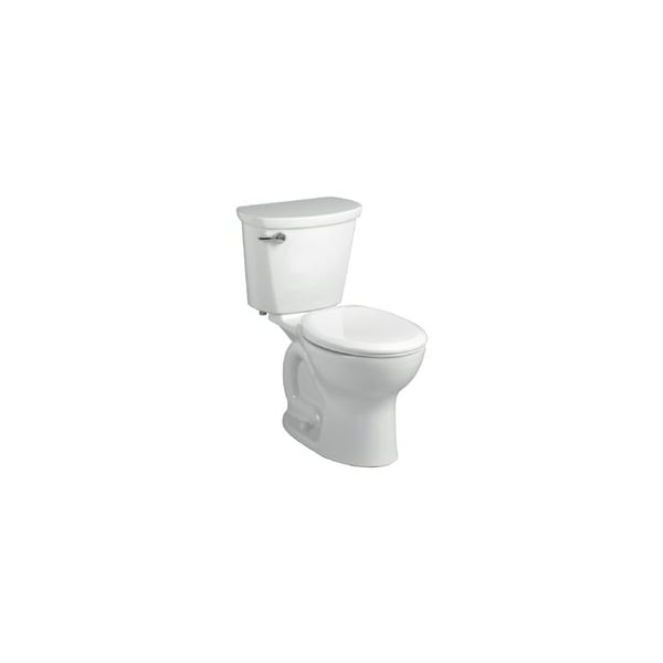 Cadet Pro Right Height Round Front 1.28, 1.28 gpf, Cadet Flushing System, Floor Mount, Round, White