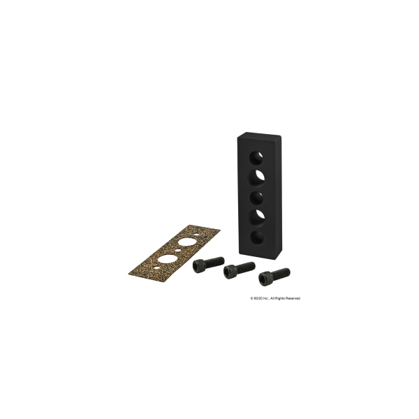 Rectang 5 Hole Press Manifold Feed Plate