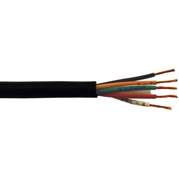 Control Cable, TC, 18 AWG, 5 C, Neoprene, Stranded, 600V, Indoor/Outdoor, 100 ft